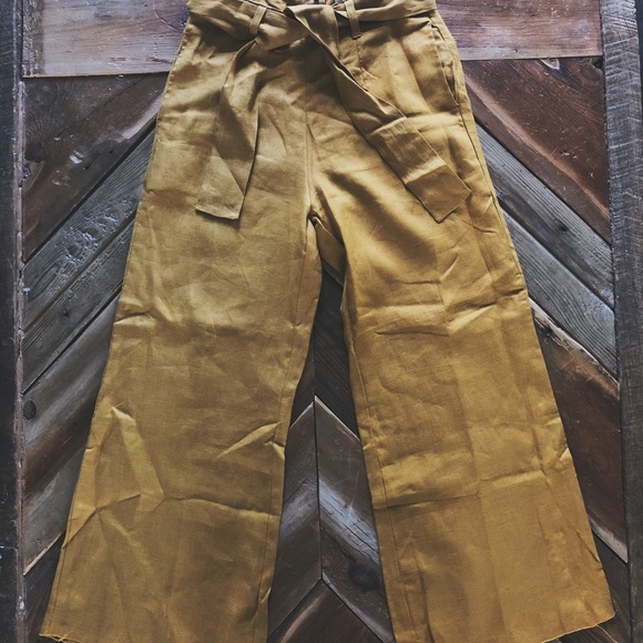 Faithfull the Brand Messina Pants NWT Marigold - Picture 4 of 8
